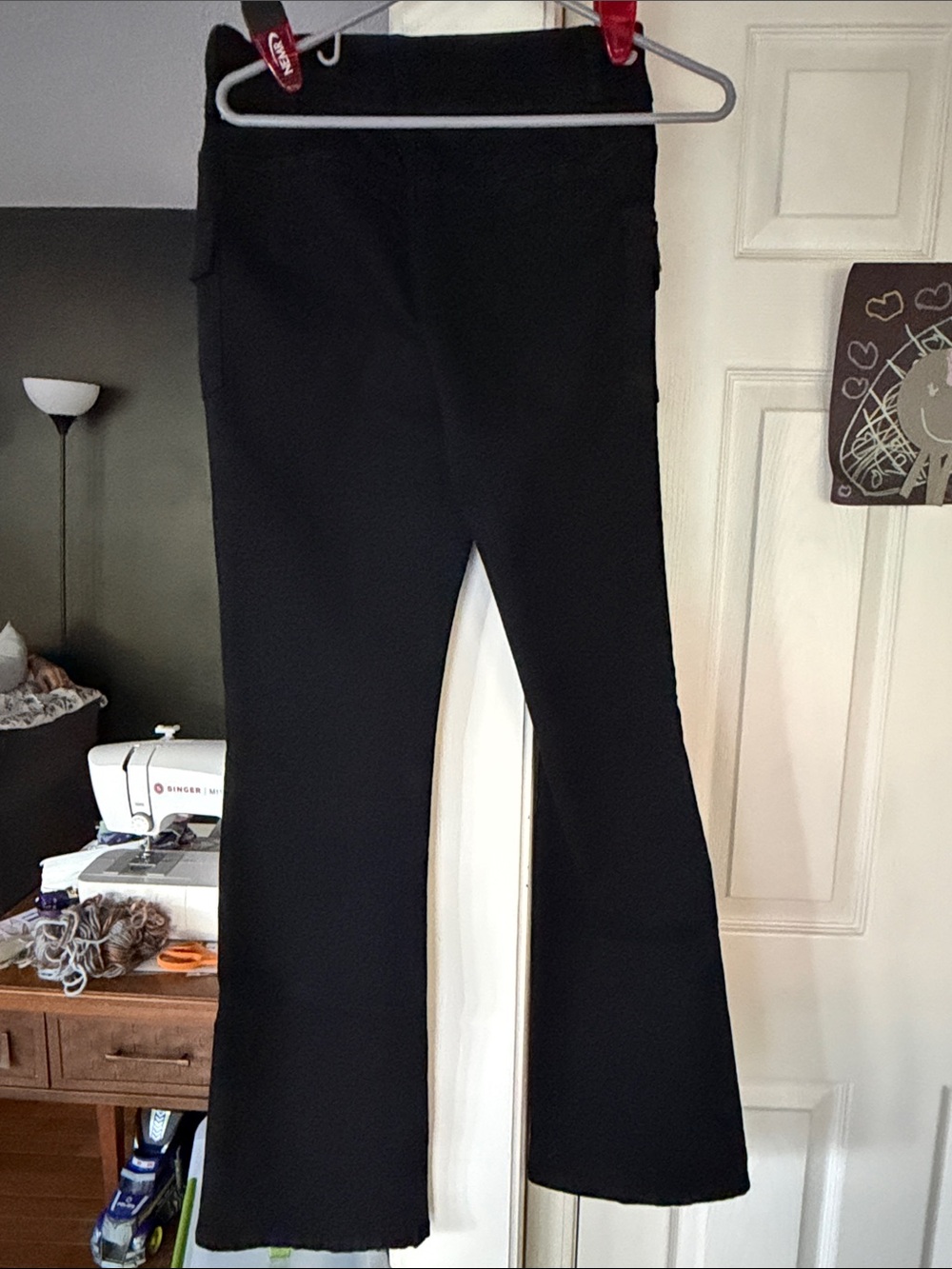Black Women's Flared Pants